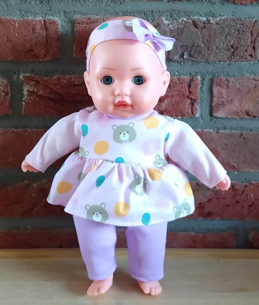 popje P12, met zacht lichaam, volgnr 19, Ophalen of Verzenden, Zo goed als nieuw, Babypop