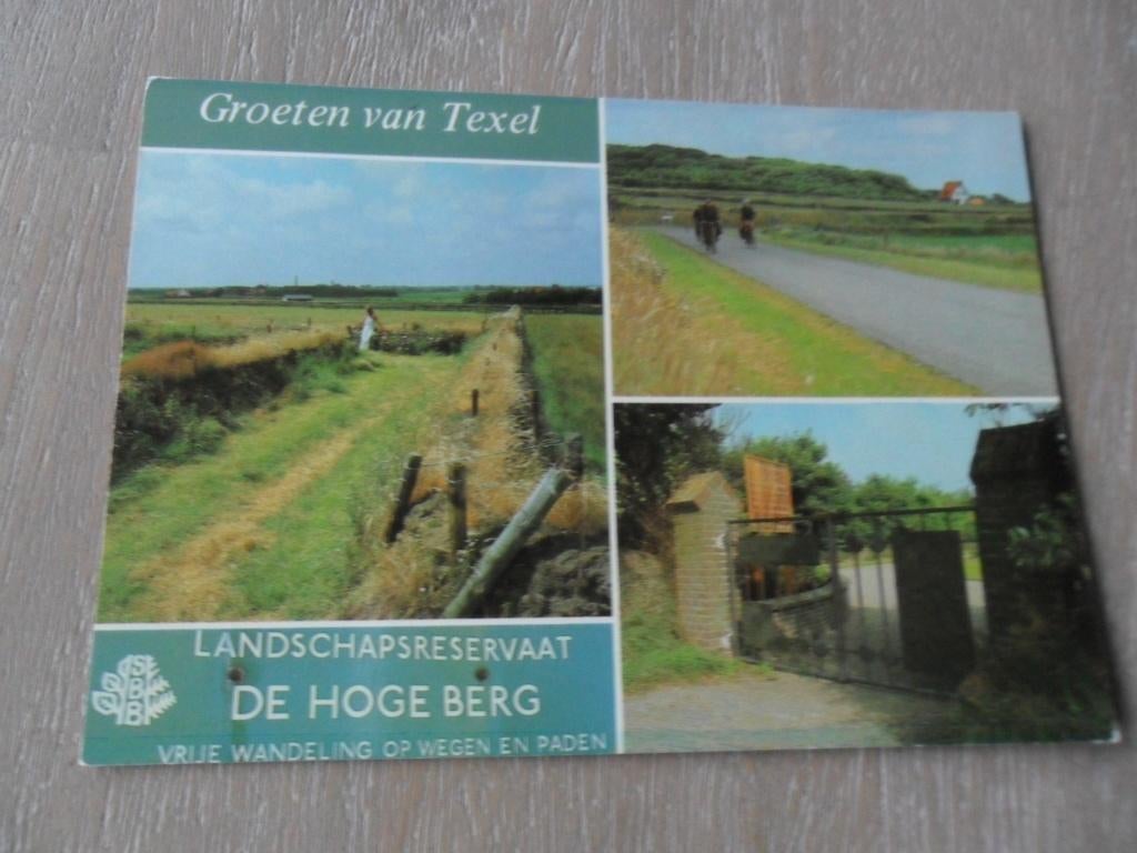 Texel, landschapsreservaat de Hogeberg, Verzenden, 1980 tot heden, Gelopen, Waddeneilanden