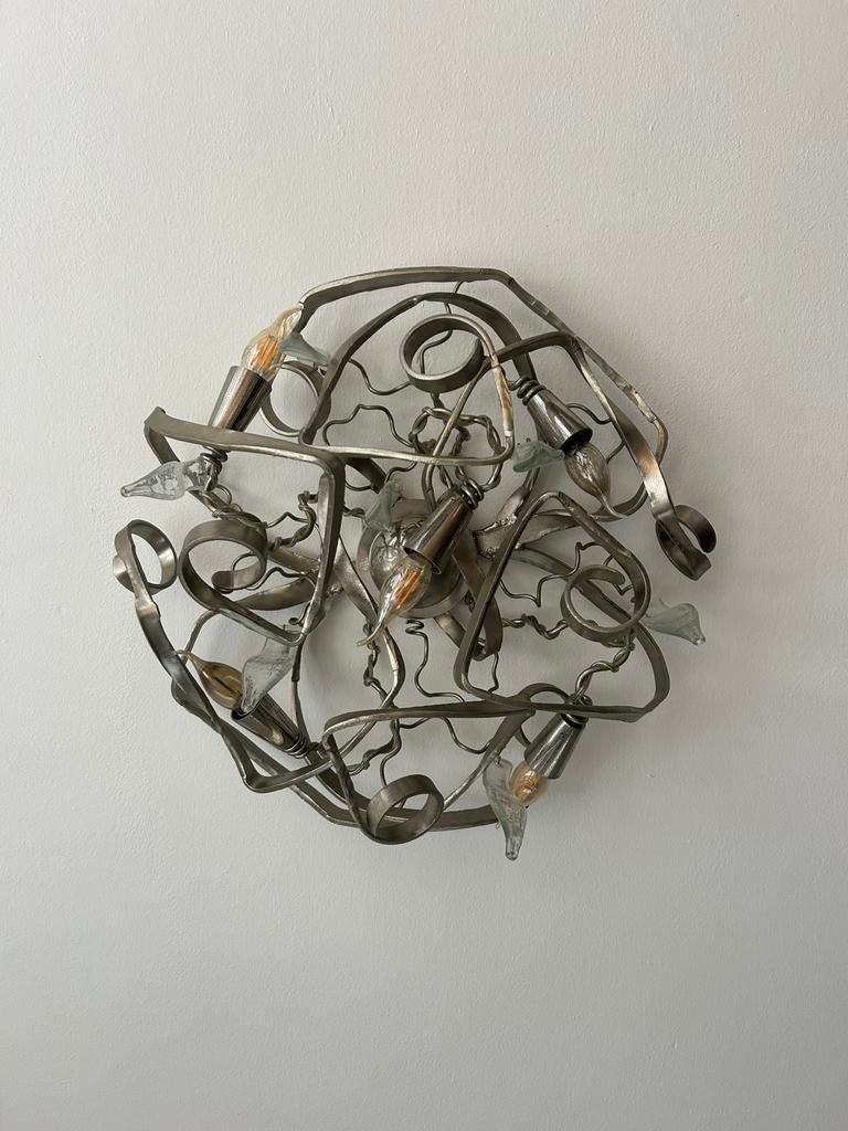 Brand van Egmond Delphinium Plafondlamp, Ophalen of Verzenden, Gebruikt, Metaal