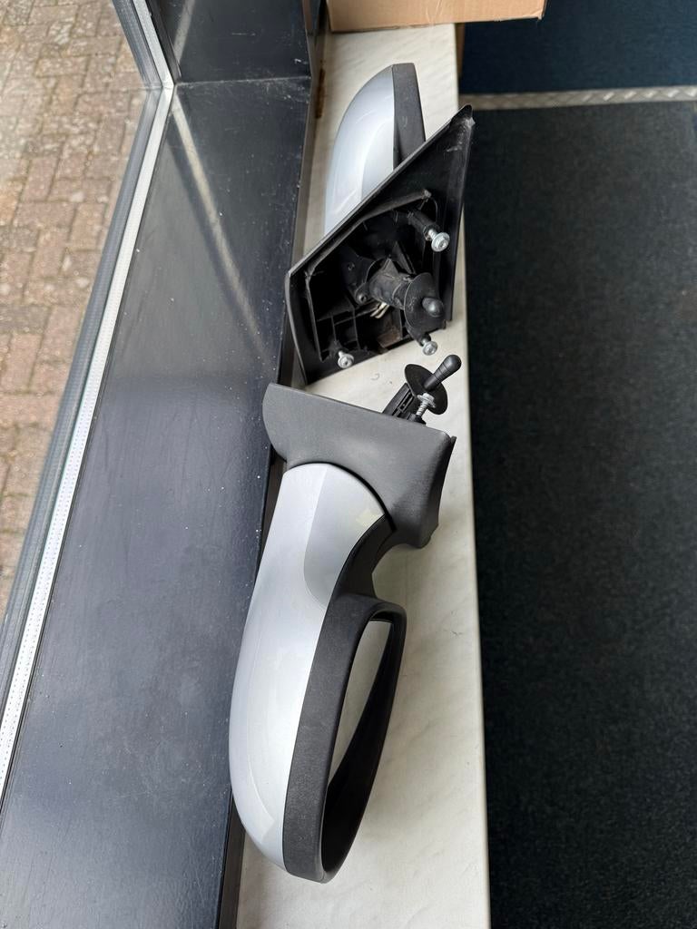 Renault Twingo zijspiegels zilvergrijs, Auto-onderdelen, Ophalen of Verzenden, Gebruikt, Renault