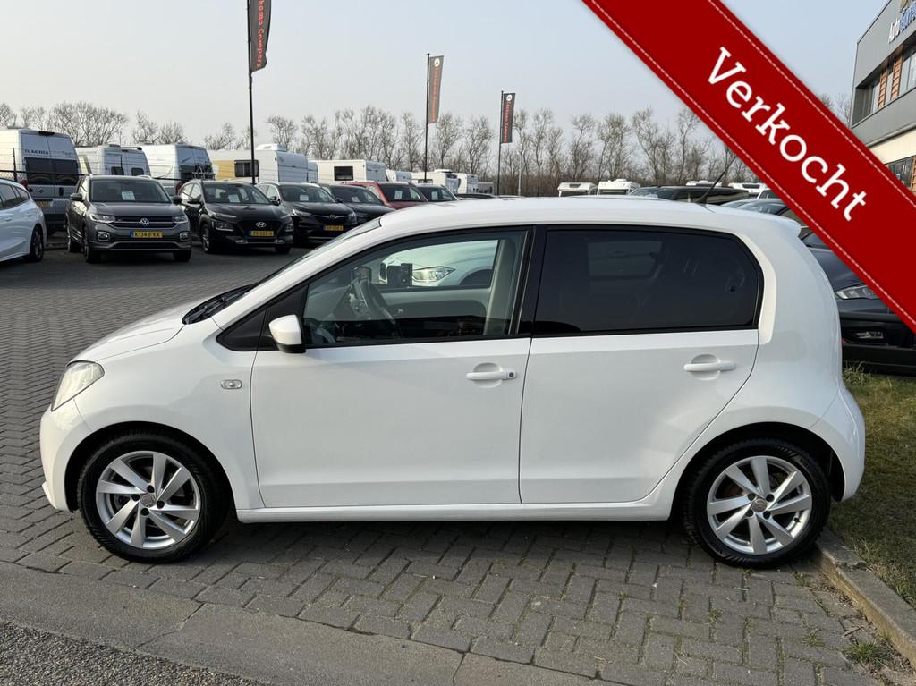 Seat Mii 1.0 Style Sport NAVI,CRUISE,PDC,PRIVACY GLASS, Euro 5, Stof, Gebruikt, Zwart