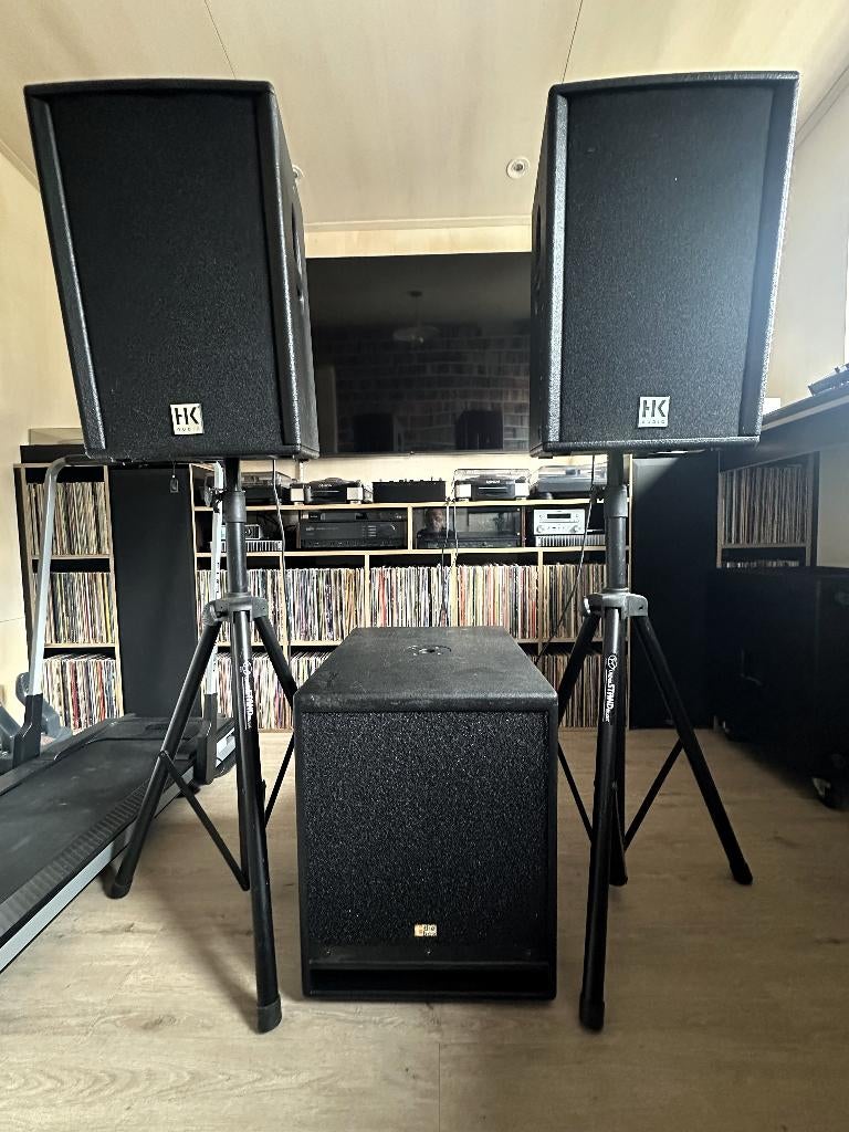HK Audio Premium PR:O 12 actief 2.1 PA-systeem compleet, Ophalen, Gebruikt, 500 tot 1000 watt, P.A.
