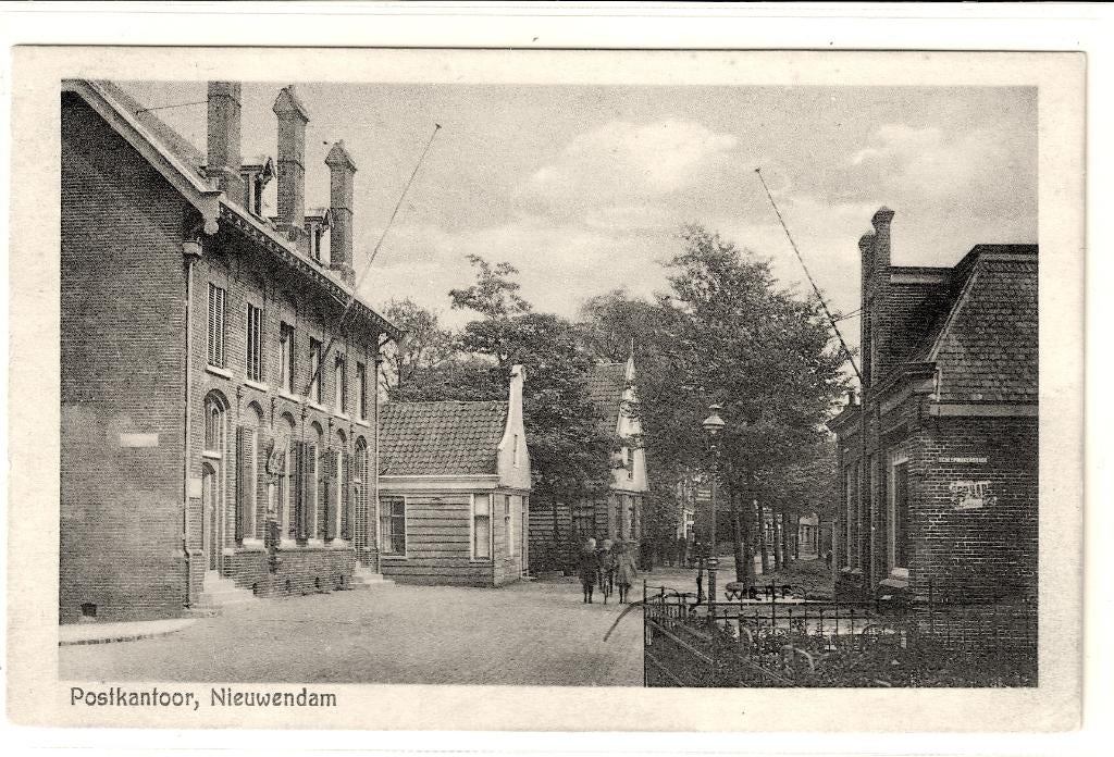 POSTKANTOOR  NIEUWENDAM, Verzamelen, Verzenden, 1920 tot 1940, Gelopen, Noord-Holland