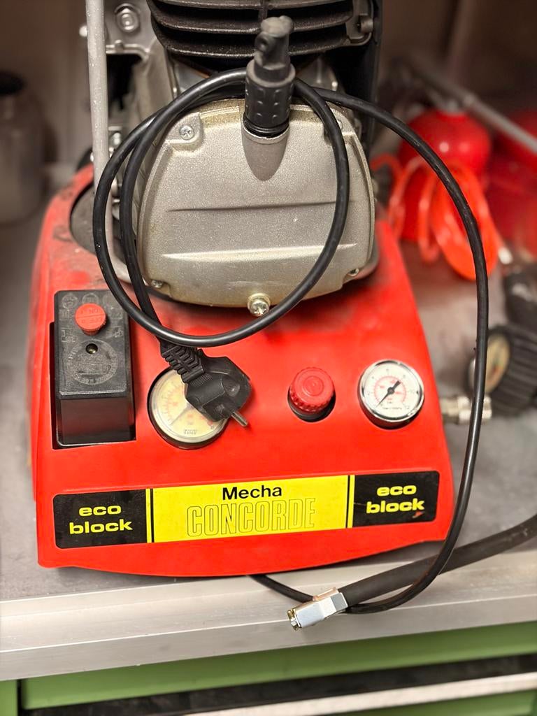 Mecha Concorde compressor, Ophalen, Gebruikt, 10 bar of meer, Minder dan 200 liter/min