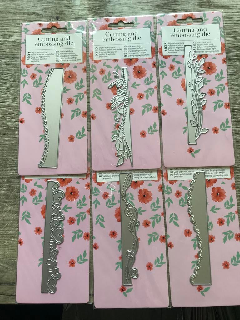 Diverse Embossing & Uitsnijmallen voor Kaarten/Knutselen, Ophalen, Nieuw, Gereedschap of Toebehoren