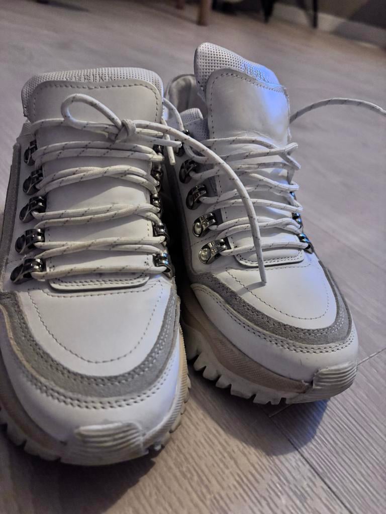 Nubikk sneakers wit maat 38, Ophalen of Verzenden, Zo goed als nieuw, Wit, Sneakers of Gympen