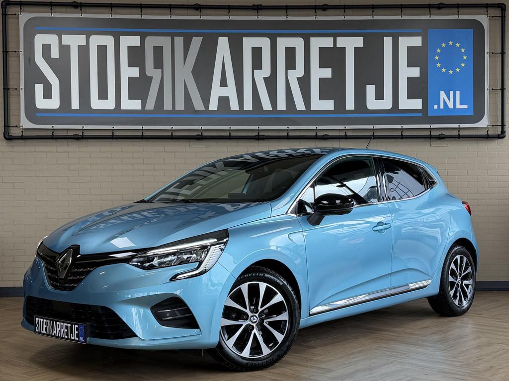 Renault Clio 1.0 TCe Intens | Groot Navi | 360 | Stuur & sto, Voorwielaandrijving, 1071 kg, Gebruikt, Blauw
