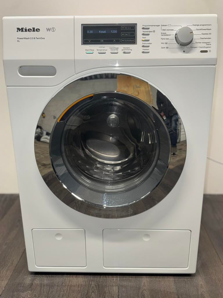 Miele xl Powerwash twindos, 8 tot 10 kg, Ophalen of Verzenden, 85 tot 90 cm, 1600 toeren of meer