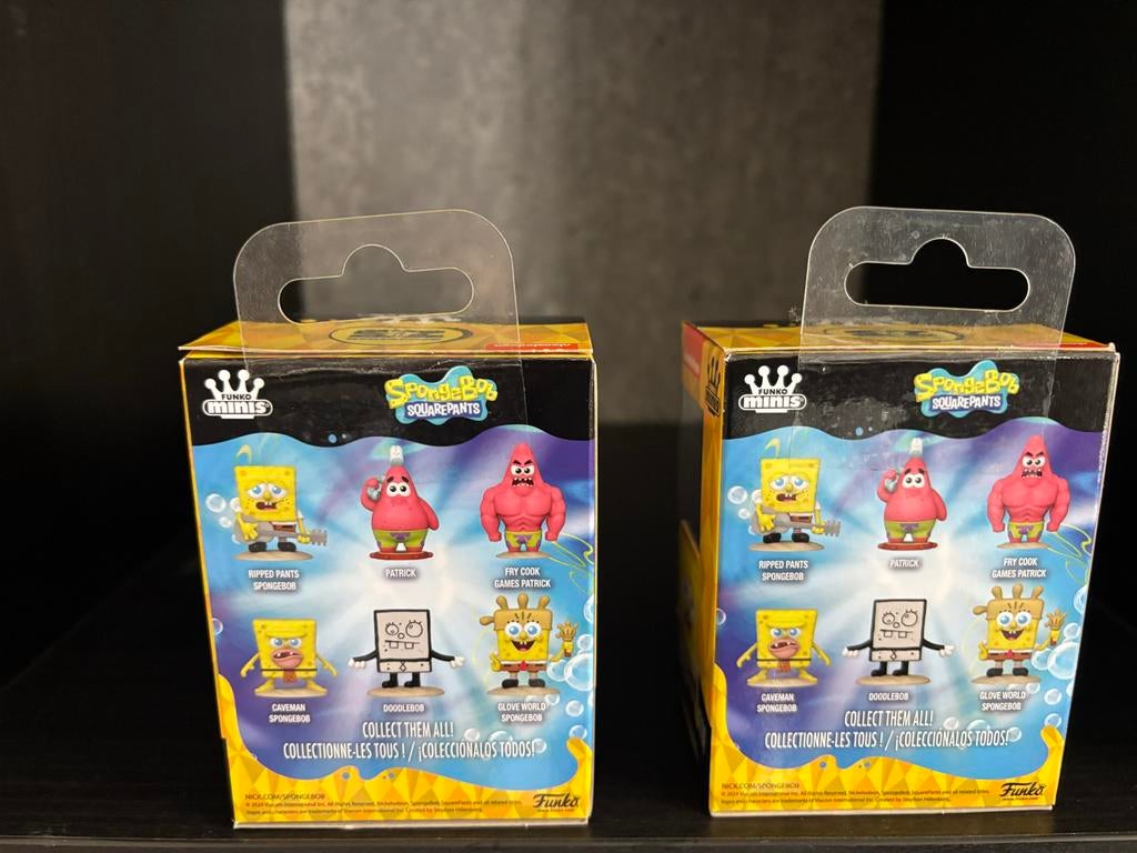 Funko Pop Spongebob Squarepants Minis - Caveman & Ripped, Verzamelen, Ophalen of Verzenden, Nieuw