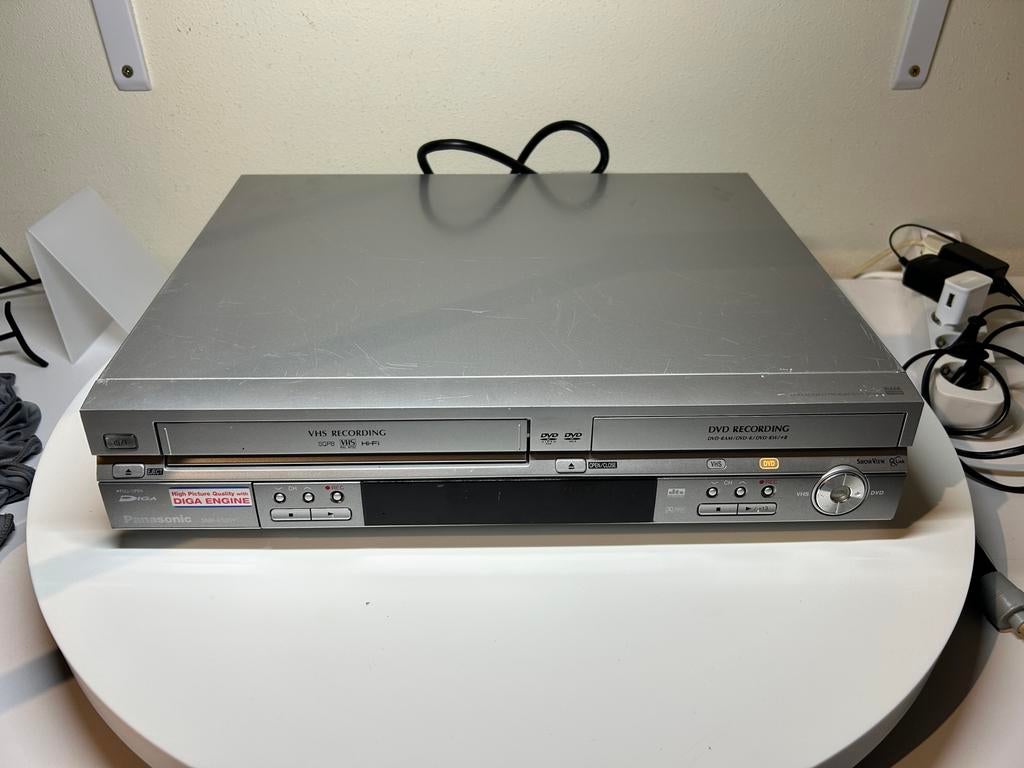 Panasonic DMR-ES30V - vhs naar dvd dubben(kopieren), Audio, Tv en Foto, Videospelers, Ophalen of Verzenden, Gebruikt, VHS-speler of -recorder