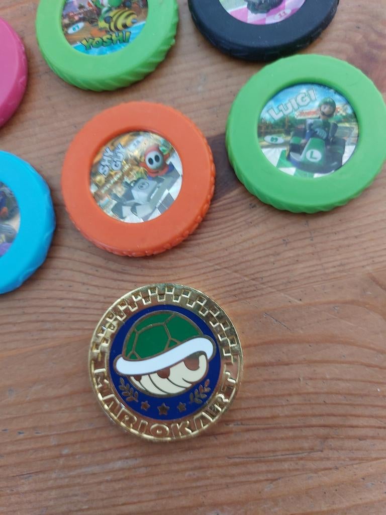 Mario coins met speciale schild, Verzamelen, Supermarktacties, Plus, Ophalen of Verzenden