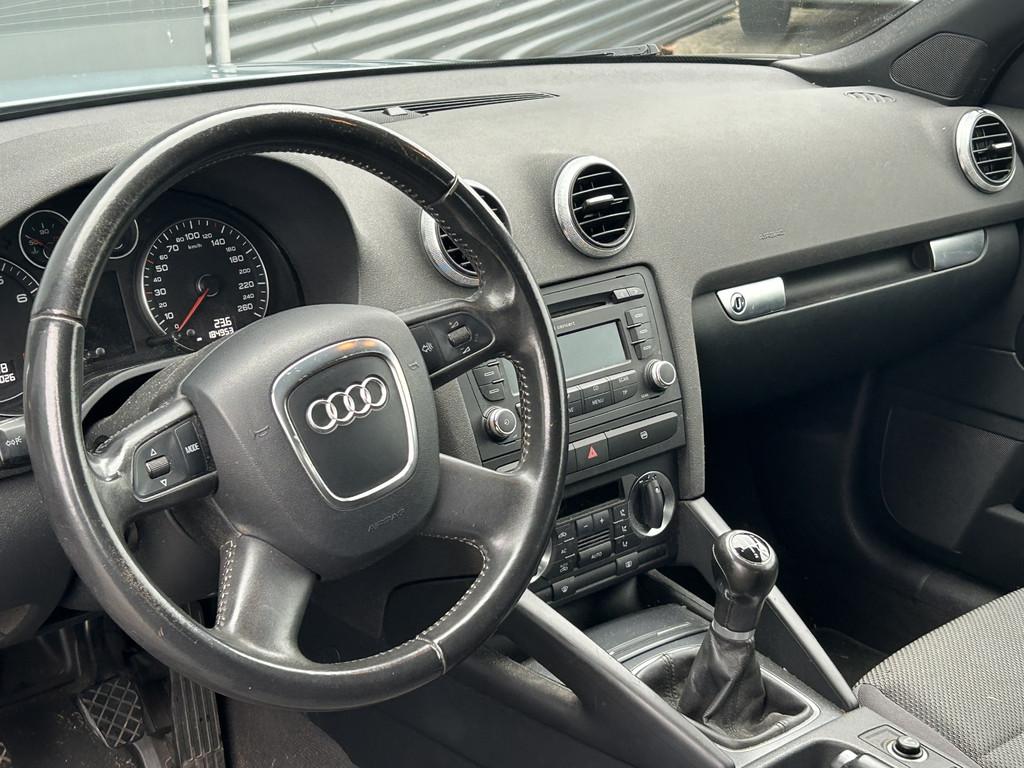 Audi A3 Cabriolet BWJ 2008 | 1.8T 161PK ATR. Pro Line | TREK, Auto's, Voorwielaandrijving, Gebruikt, Zwart, 4 cilinders