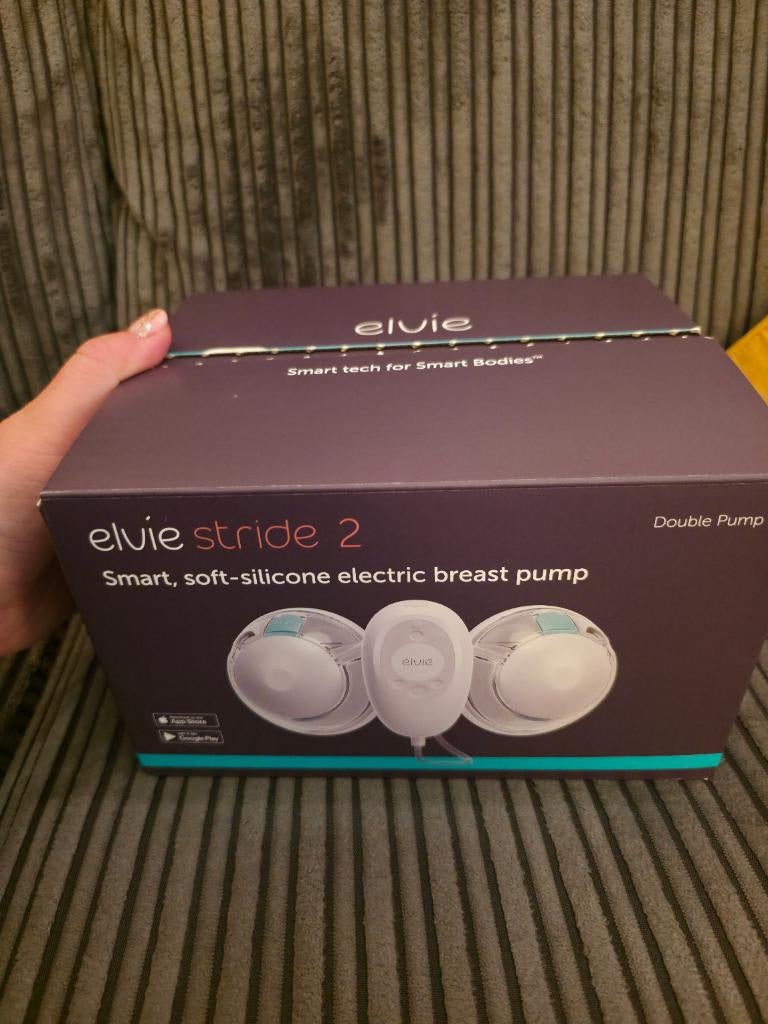 Elvie Stride 2 double pump, Kinderen en Baby's, Babyvoeding en Toebehoren, Ophalen, Zo goed als nieuw, Borstkolf