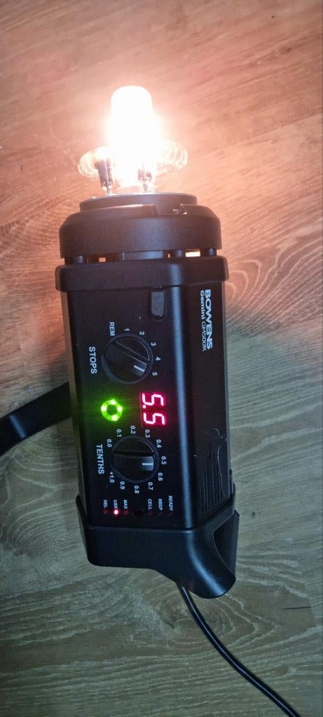 Bowens Gemini 500Pro flitskop met lamp, Ophalen of Verzenden, Lamp of Flitsset