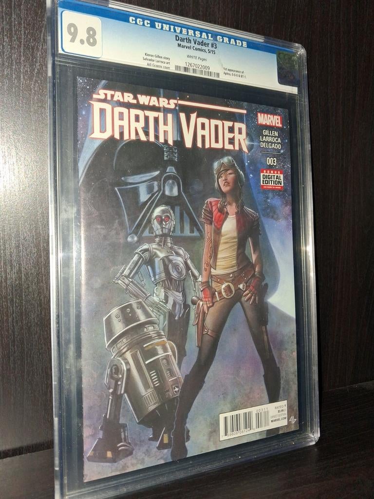 Star Wars Darth Vader #3 CGC 9.8 - 1e verschijning Aphra, Boeken, Strips | Comics, Eén comic, Amerika, Kieron Gillen, Salvador Larroca