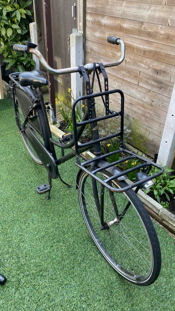 Altec fiets 28 inch zwart met voorrek en kettingslot, Ophalen, Gebruikt, Overige merken