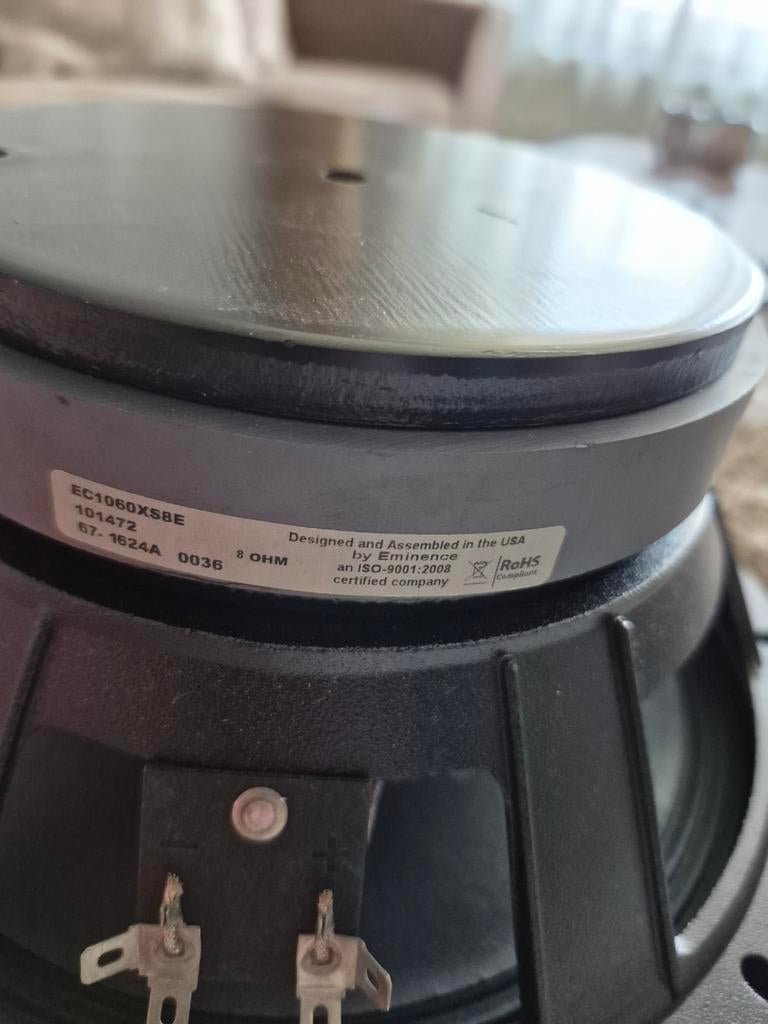 Eminence woofer speaker nieuw, Subwoofer, Nieuw, 120 watt of meer, Ophalen