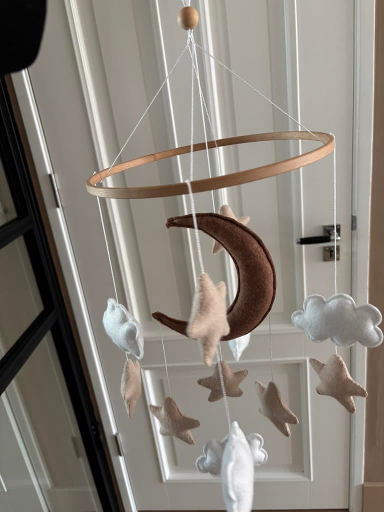 Jean’s goods baby mobiel boxmobiel vilt, Kinderen en Baby's, Ophalen, Zo goed als nieuw, Overige typen