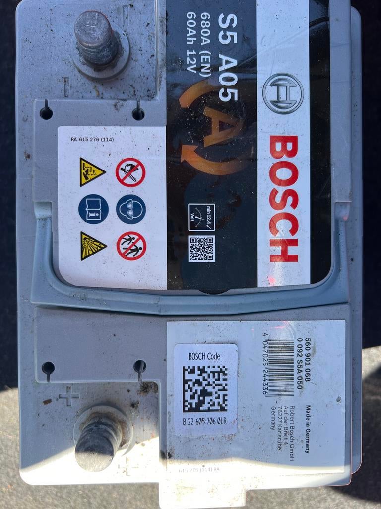 Bosch accu S5 A05 voor Mini Cooper S, Auto-onderdelen, Ophalen of Verzenden, Gebruikt, Mini