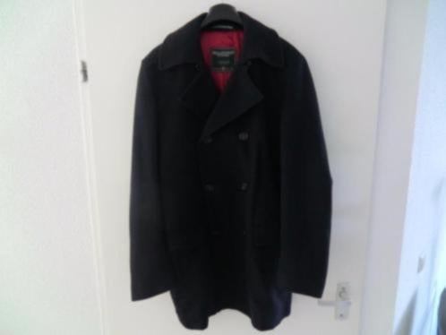 Blauwe wollen jas Wellington of Bilmore, Ophalen of Verzenden, Zo goed als nieuw, Maat 48/50 (M), Blauw