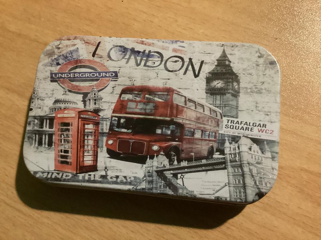 Vintage metalen Engels sigaretten tabaks doosje, Ophalen of Verzenden, Zo goed als nieuw, Overige