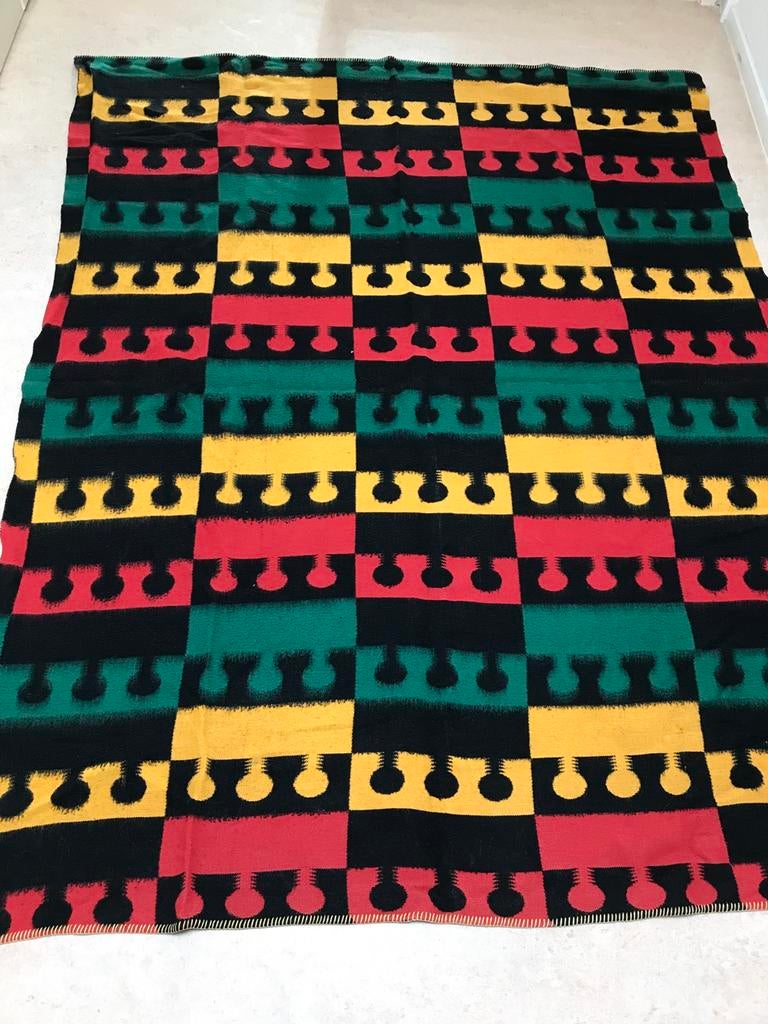 Wollen vintage deken., Ophalen of Verzenden, Zo goed als nieuw