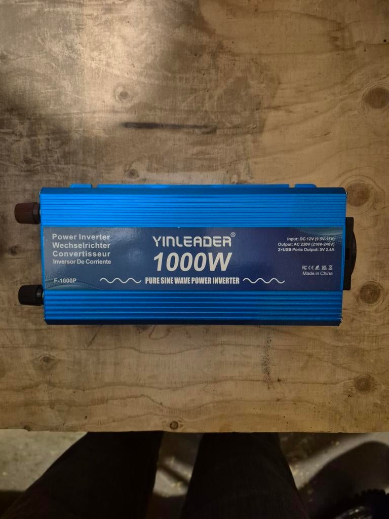 YINLEADER 1000W Pure Sine Wave Power Inverter Nieuw, Ophalen of Verzenden