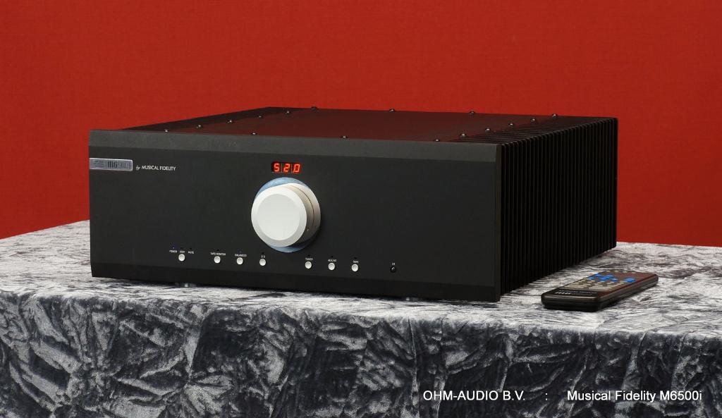 Musical Fidelity M6 500i, Geïntegreerde Versterker, Zwart, Audio, Tv en Foto, Stereo-sets, Zo goed als nieuw, Overige merken, Ophalen