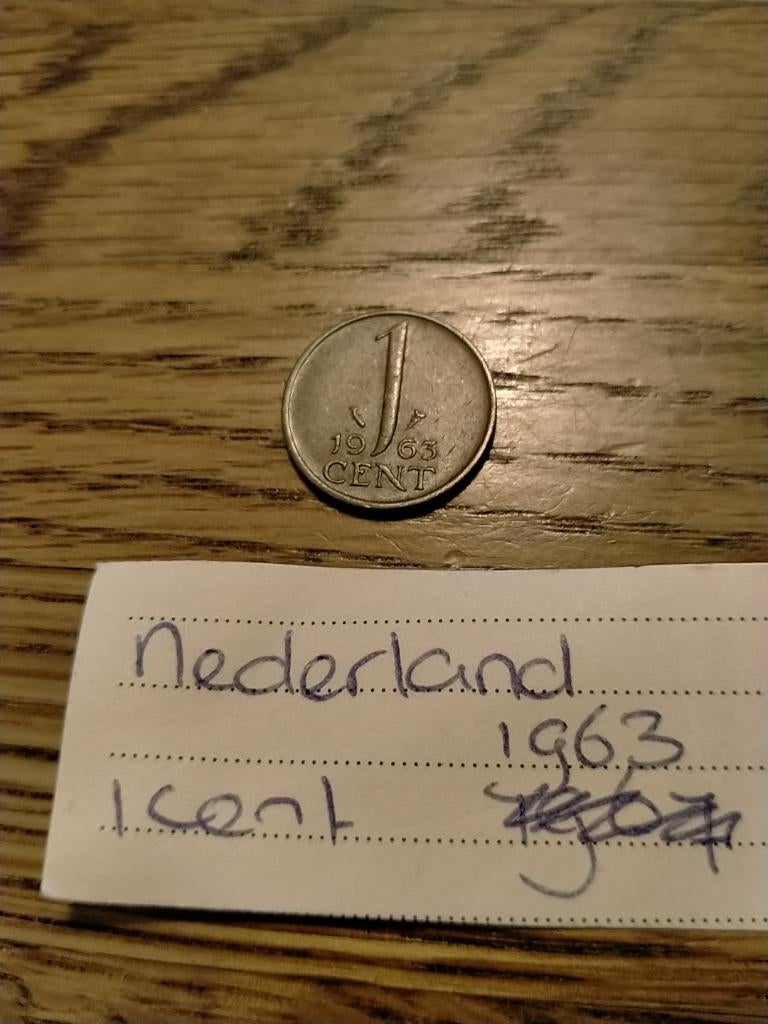 NL 1 Cent 1963 Juliana, Verzenden, Koningin Juliana, 1 cent, Losse munt