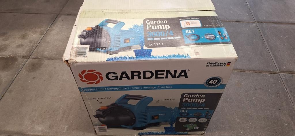 GARDENA Tuinpomp 3000/4 Set, Ophalen, Nieuw, Dompelpomp