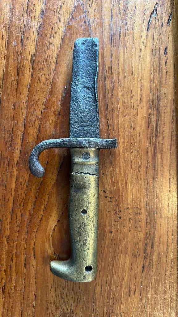 Duitse bajonet M 1871 Mauser, Ophalen of Verzenden, Landmacht, Duitsland, Mes of Dolk