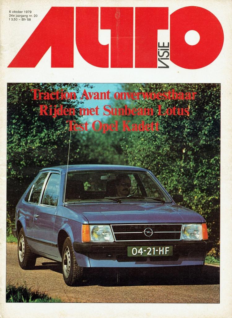 Autovisie 1979 nr. 20 (o.a. Opel Kadett 1.3 S Berlina), Verzenden, Gelezen, Algemeen