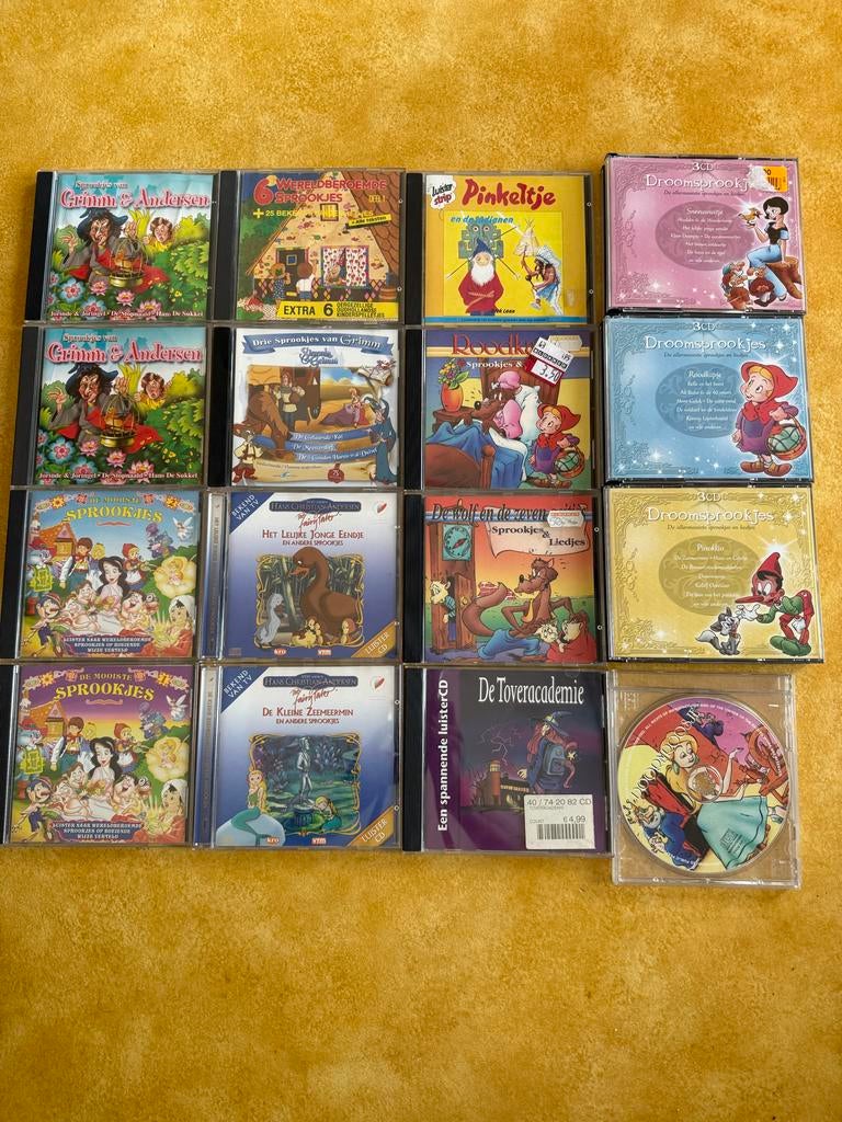 Grote collectie sprookjes luisterboeken op CD, Ophalen of Verzenden, Zo goed als nieuw