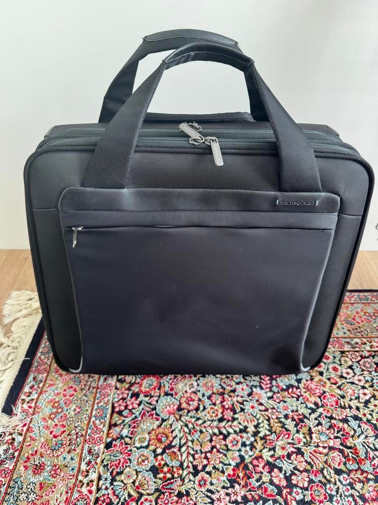 Samsonite Laptop trolley, 40 tot 60 cm, Gebruikt, Zwart, Minder dan 20 cm