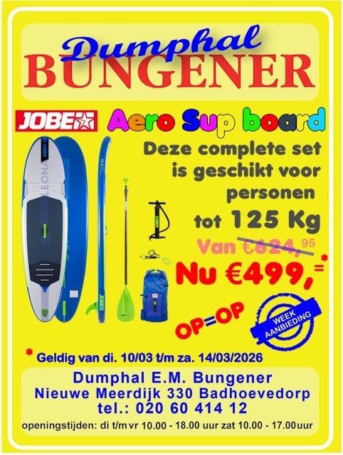 Supboard. Nieuw in de doos. opblaasbaar., Ophalen of Verzenden, Nieuw, SUP-boards