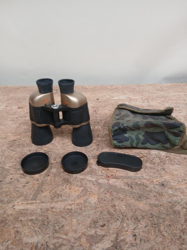 Bresser diorit Verrekijker 20x50W met Camouflage Tas, Gebruikt, Gamo, Dakkant (recht), Ophalen of Verzenden