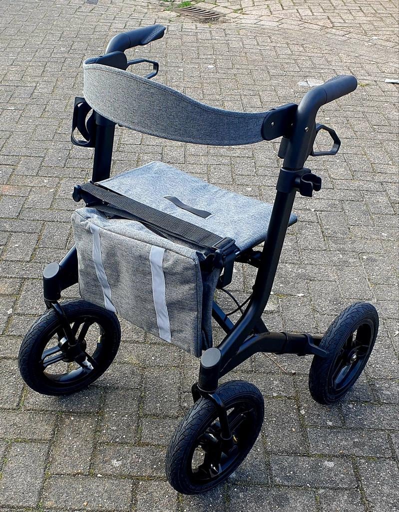 Rollator outdoor inklapbaar met grote luchtbanden NIEUW, Rollator Outdoor, Rollator Outdoor, Nieuw, Ophalen of Verzenden