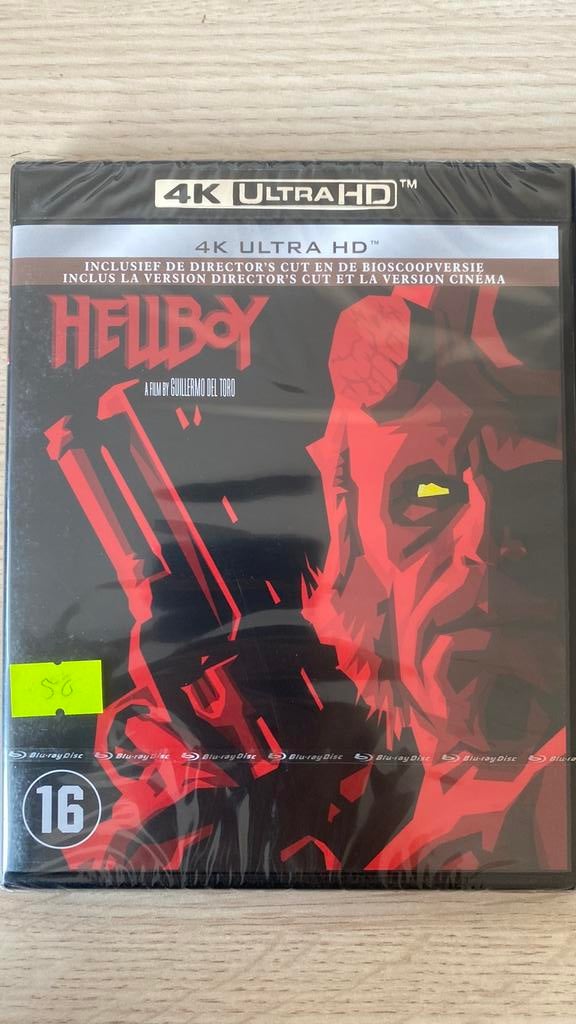 Hellboy 4K blu ray NL versie NIEUW, Ophalen of Verzenden, Nieuw in verpakking, Avontuur