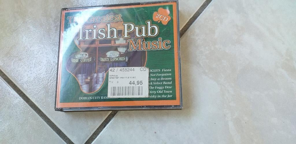 dubbelcd The greatest irish pub music, Ophalen of Verzenden, Gebruikt, Wereldmuziek