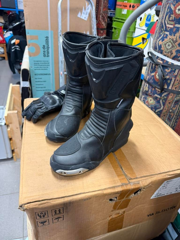 Leren Motorlaarzen en handschoenen zgan, Motoren, Kleding | Motorkleding, Ophalen of Verzenden, Nieuw zonder kaartje, Heren, Handschoenen