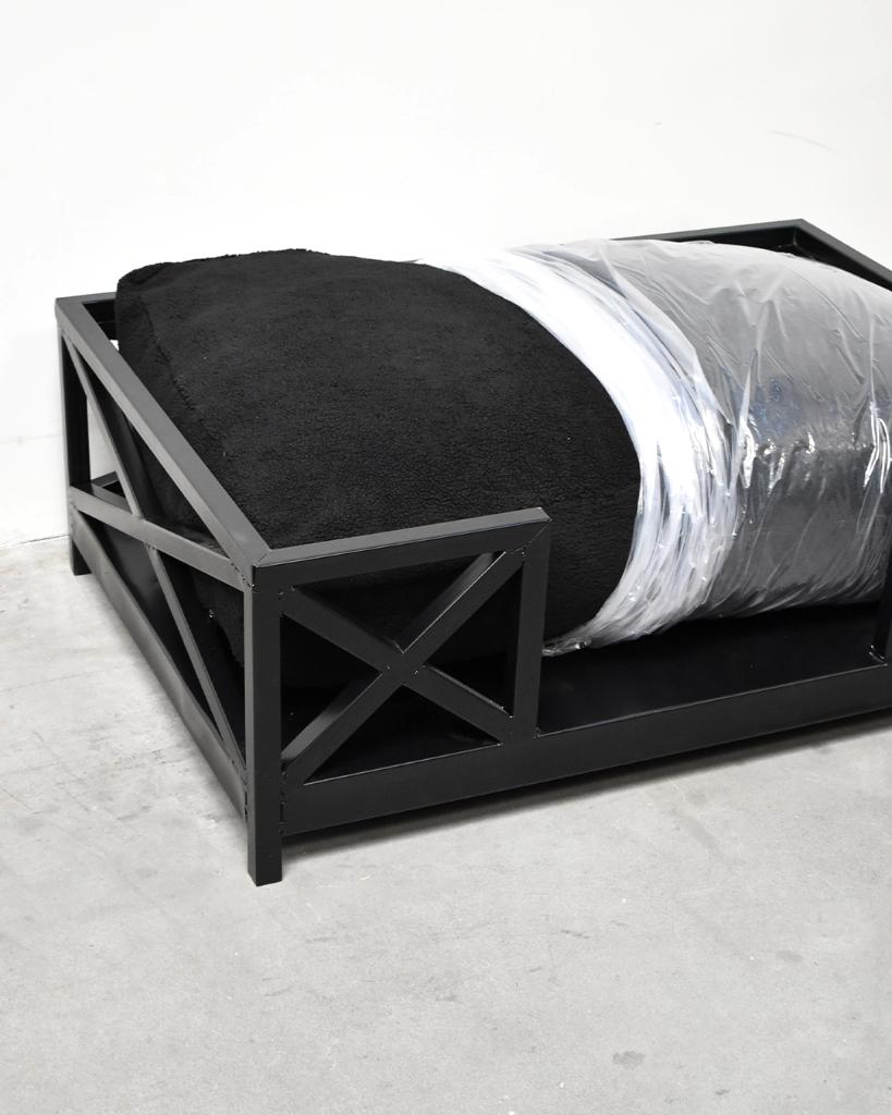 NIEUW Orthopedische Hondenmand staal - handgemaakt, wasbaar, Ophalen, Nieuw, Overige