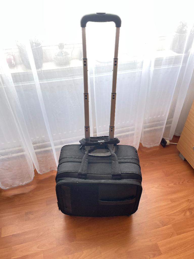 Laptop trolley voor €25,00, Computers en Software, Laptoptassen, Gebruikt, Trolleytas, 17 inch of meer, Ophalen