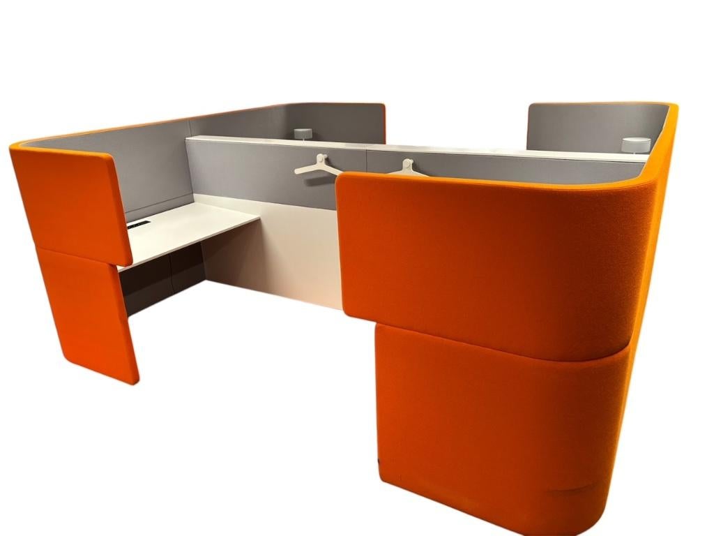 4 akoestische werkplekken – Bene Dockland (oranje), Huis en Inrichting, Ophalen of Verzenden