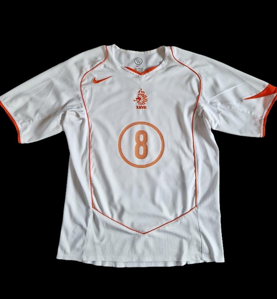Nederlands elftal shirt 2004 KNVB Oranje Ajax Davids, Maat 48/50 (M), Nike, Oranje, Ophalen of Verzenden