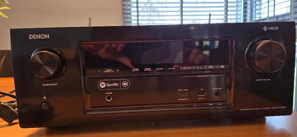 Denon AVR-X3400H – 7.2 Atmos Receiver + Audyssey XT32, Ophalen, Gebruikt, Denon, 60 tot 120 watt