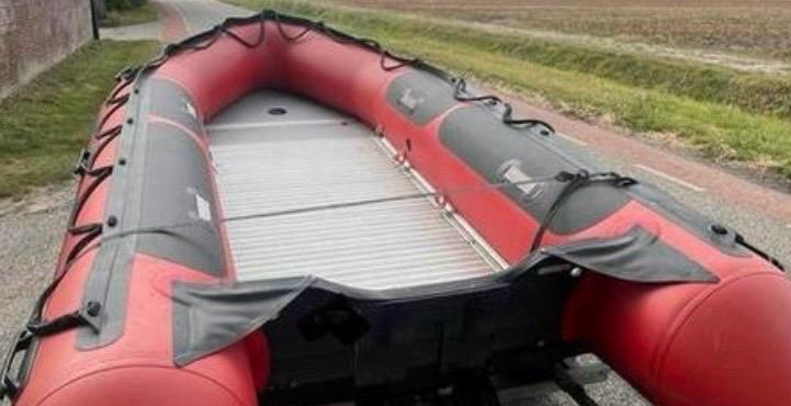 Rubberboot Quicksilver HD 430, Ophalen, Aluminium, Quicksilver, Zo goed als nieuw