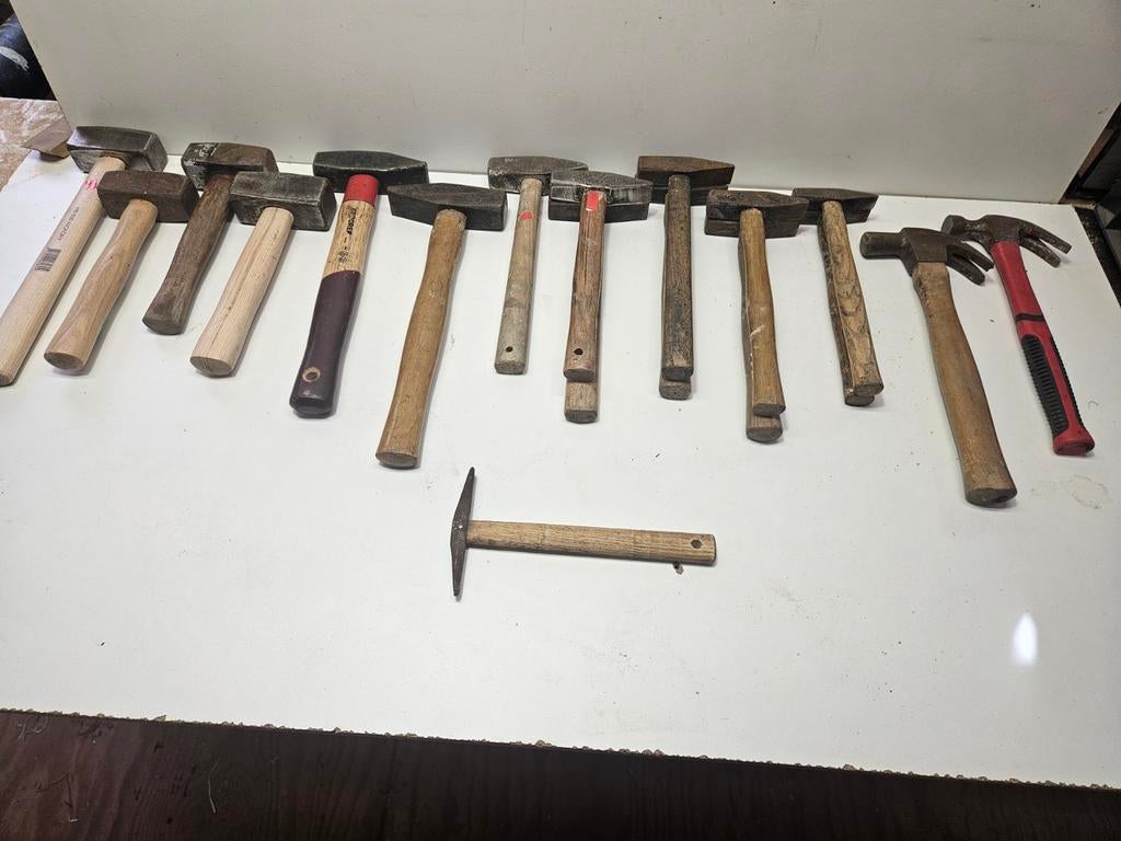 Bankhamer,moker,vuist,klauwhamer, terugslaghamer, Ophalen of Verzenden, Gebruikt