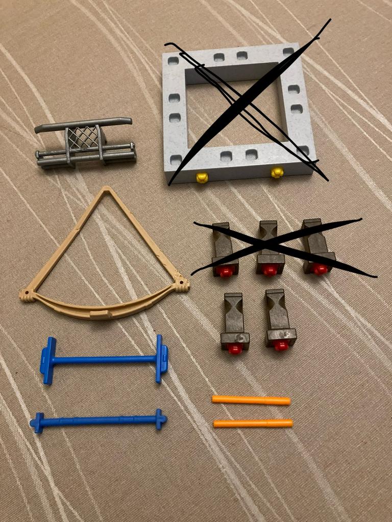 Playmobil paaltjes ed…, Ophalen of Verzenden, Zo goed als nieuw