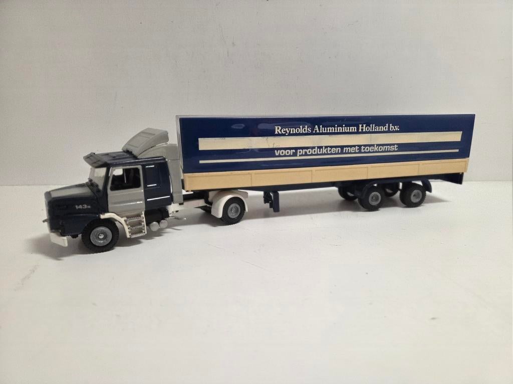 Tekno Scania Torpedo Reynolds Aluminium 1:50, ., Zo goed als nieuw, ., Ophalen of Verzenden