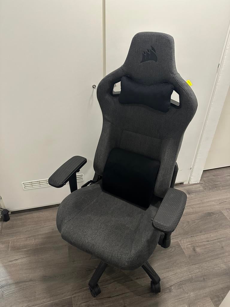 Corsair T3 RUSH gamestoel, Gebruikt, Ophalen of Verzenden, Grijs, Gaming bureaustoel